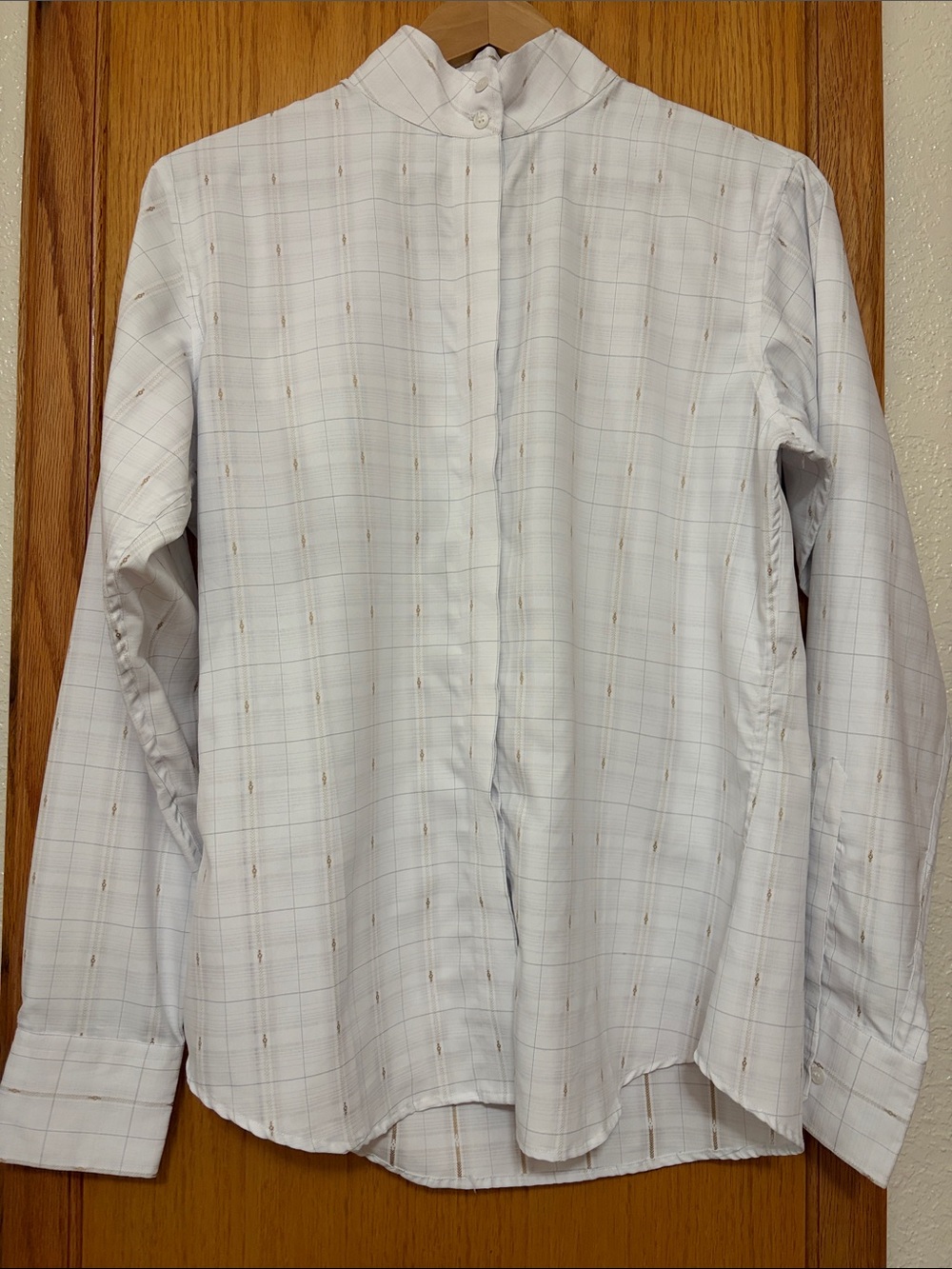 RHC Equestrian White Long-Sleeve Button-Up Shirt